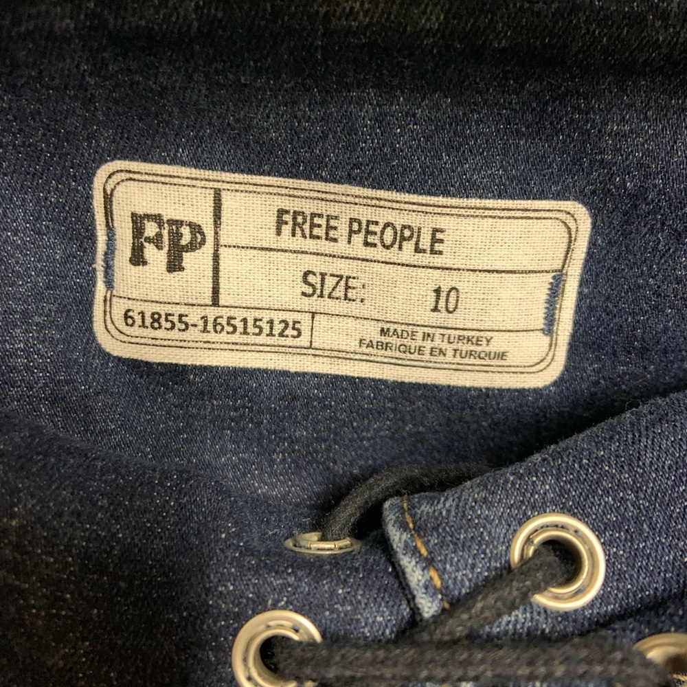 NWT Free People Denim Skirt - Picture 7 of 8